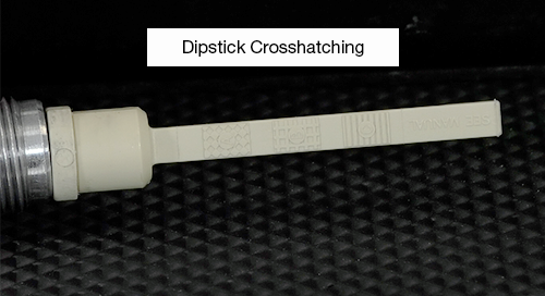 Ford 10-Speed Dipstick Crosshatching