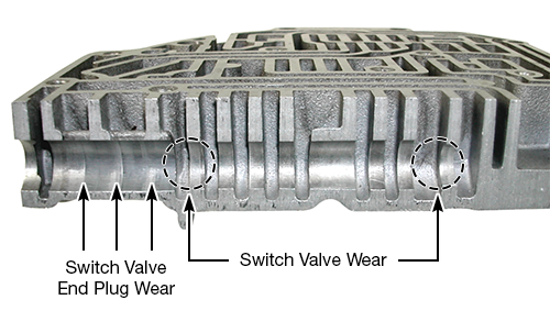 Chrysler RFE Solenoid Switch Valve Assembly Bore Wear