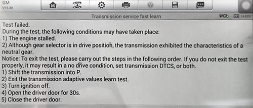 Scanner Test Failure Notification