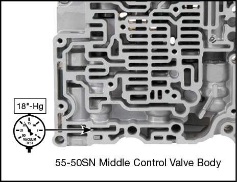 55-50SN, 55-51SN Solenoid Relay Valve Kit Vacuum Test Locations