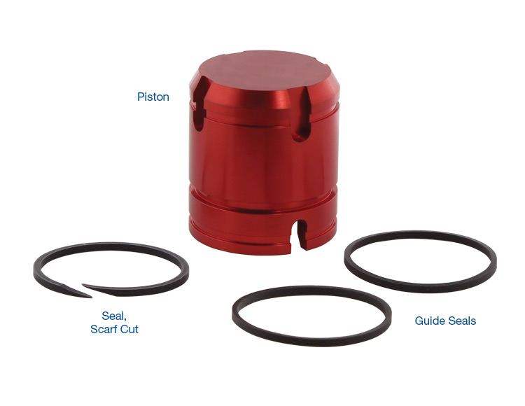 thumbnail image 2 of Sonnax TH350 1-2 Accumulator Piston & Sleeve Kit – 35719-01K, Aluminum, Performance Rebuild 2 of 5