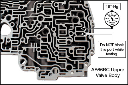 AS66RC Oversized Secondary Pressure Regulator Valve Kit Vacuum Test Locations