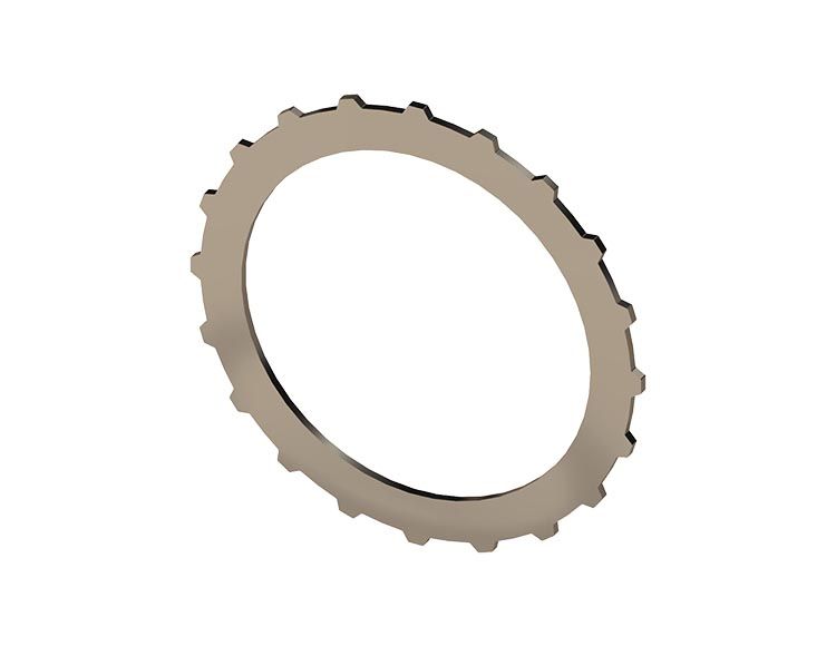 Mecmesin  Compression Plate, Nickel-plated, Vented by Slots