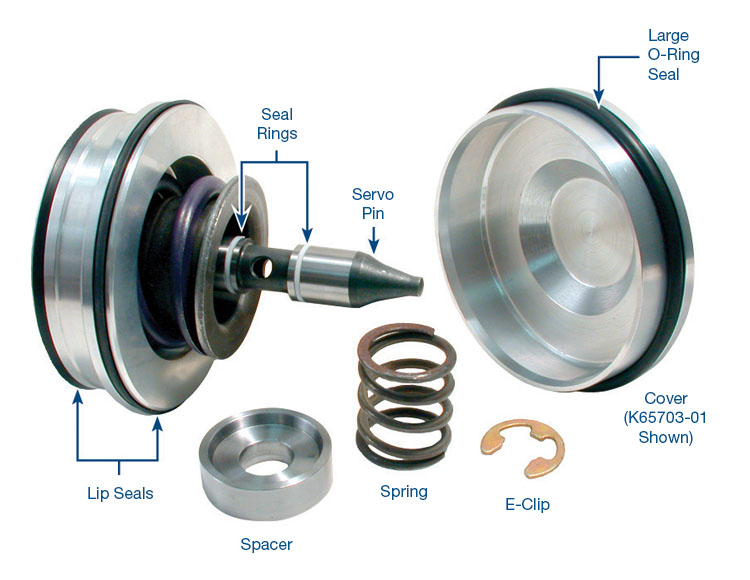 thumbnail image 2 of Sonnax Super Hold Servo Kit K65703-1 For GM 200, 200-4R, 200C Transmissions – Billet Aluminum 2 of 6
