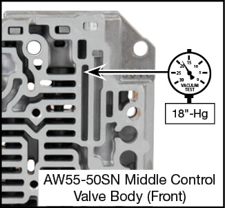 55-50SN, 55-51SN Oversized Pressure Regulator & Boost Valve Kit Vacuum Test Locations